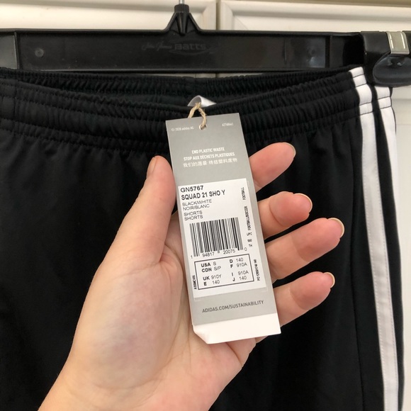 NWT Adidas Climalite kids shorts - Picture 4 of 10